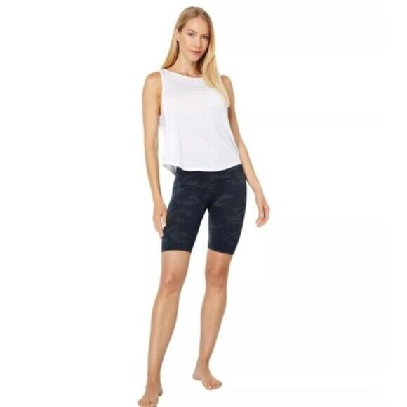 SPANX activewear black size XS women's camouflage print athletic gym workout - Picture 1 of 11